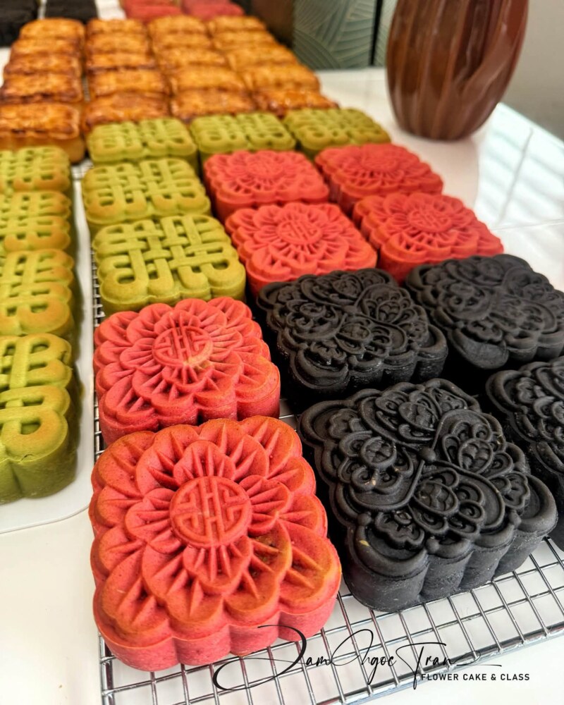 Bánh Trung Thu Hiện Đại Vỏ Màu