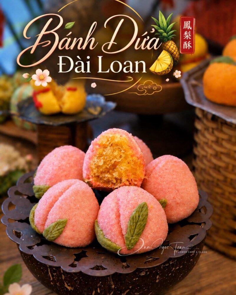 Bánh Dứa Đài Loan-Trái Đào